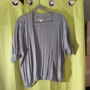 Croft & Barrow Light Gray Women's Cardigan